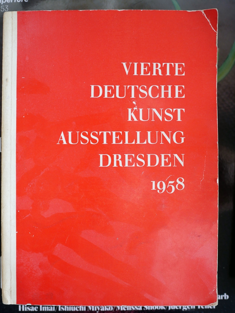 Cover des Katalogs zur IV. Deutschen Kunstausstellung in Dresden 1958